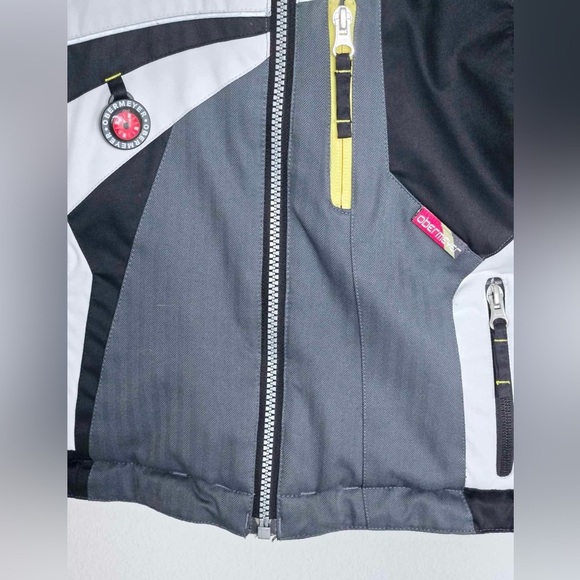 Obermeyer Toddler Boys Orb Snow Ski Snowboard Jacket Black Sz 4 - Picture 7 of 9